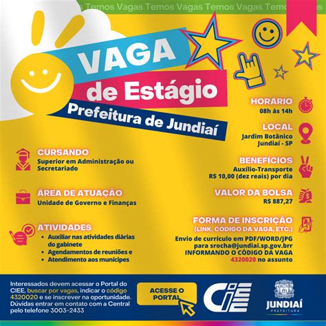 Vaga Programa de Estágio Curricular 